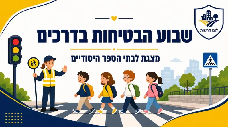 שקף פתיחה: שבוע הבטיחות בדרכים